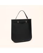 Sac à main Julia en cuir noir - 37,5x34,4x9 cm