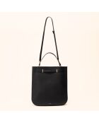 Sac à main Julia en cuir noir - 37,5x34,4x9 cm