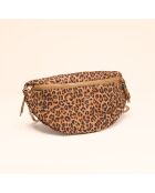 Sac banane Mado en cuir léopard - 33x18x8,7 cm