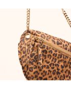 Sac banane Mado en cuir léopard - 33x18x8,7 cm