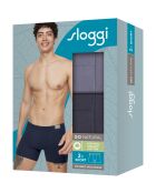Set van 2 Go Natural donkergrijze shorties