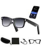 Gafas inteligentes multifunción Vision edition: montura negra mate/lentes de grafito