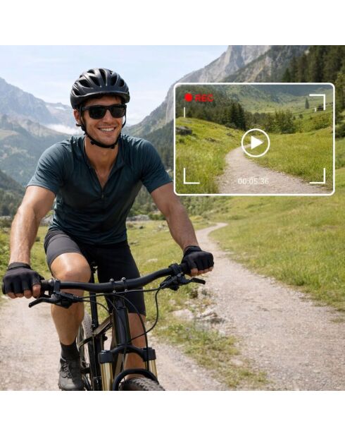 Gafas inteligentes multifunción Vision edition: montura negra mate/lentes de grafito