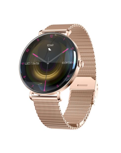 Elite Edition 1,43-Zoll-Smartwatch mit goldfarbenem AMOLED-Touchscreen