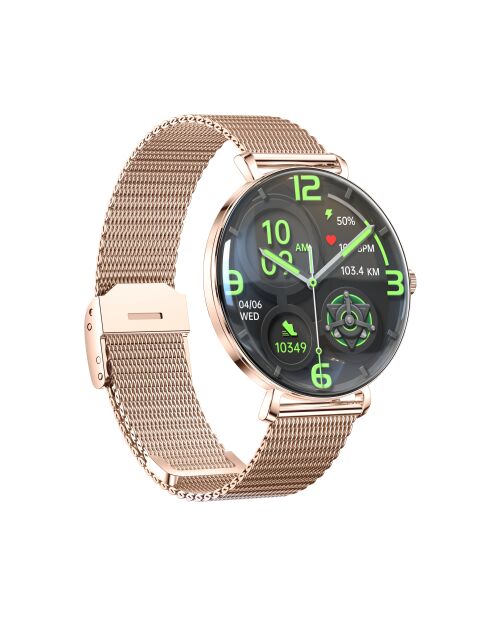Elite Edition 1,43-Zoll-Smartwatch mit goldfarbenem AMOLED-Touchscreen