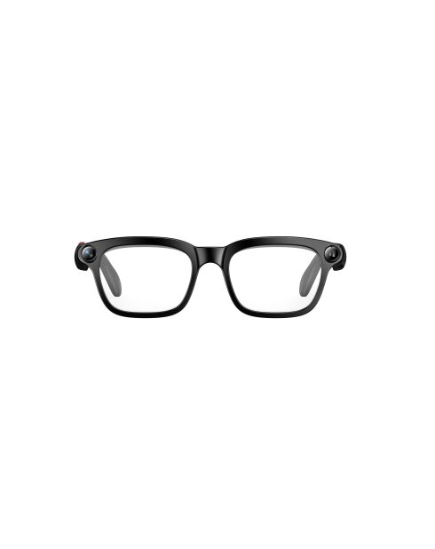 Occhiali intelligenti multifunzione Vision edition - montatura nera opaca/lenti trasparenti