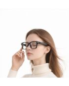Lunettes intelligentes multifonctions édition Vision - monture mat noir/verres incolores