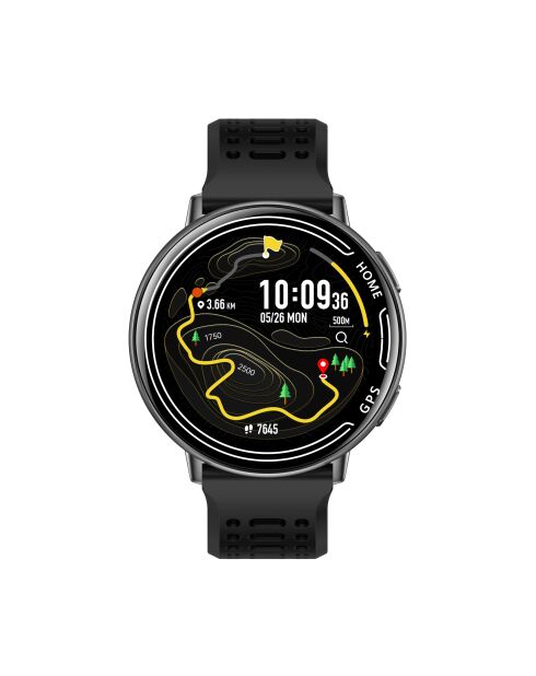 Galaxy 2026 GPS-Smartwatch in schwarzer Ausgabe