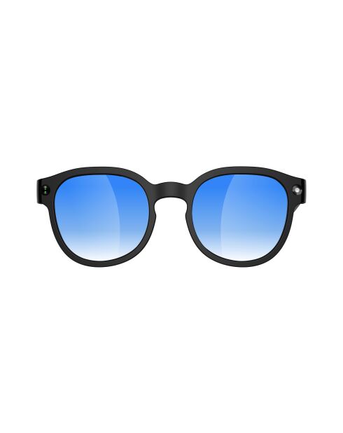 Futura edition multifunctionele smartbril - zwart mat montuur/blauwe lenzen