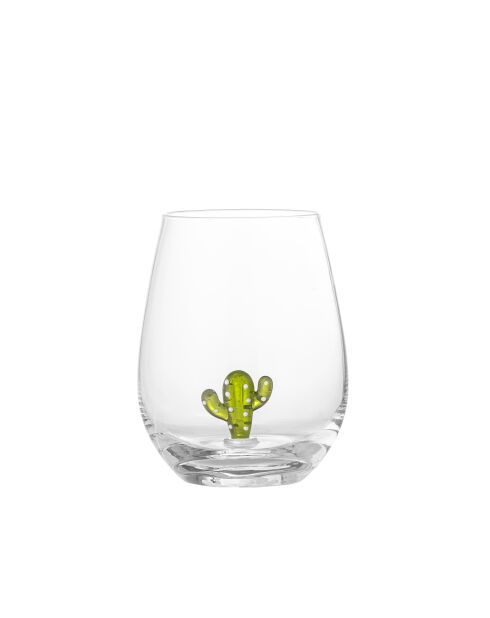 4 Verres à boire Misa clair - D.9 x H.12 cm