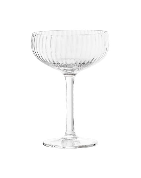 6 Coupes de champagne Astrid clair - D.11 x H.15,5 cm