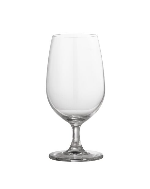 6 heldere bierglazen van Lars - D.8 x H.16,5 cm