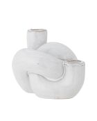 Portavelas blanco Haydn - L.12,1 x H.10 x L.10,5 cm