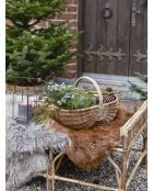 Vibber Naturkorb - L.40 x L.26 x H.26 x H.29/L50 x L.32 x H.37 cm