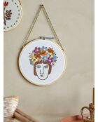 Decorazione murale multicolore Cambiano - D.21,5 x l.0,25 cm