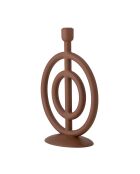 Portacandele Flikka marrone - L.24,5 x H.33 x L.12,5 cm