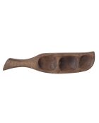 Plateau Thorun brun - L.40 x H.2,5 x l.9 cm