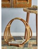 Porte-revues Perla nature - L.42 x H.45 x l.30 cm