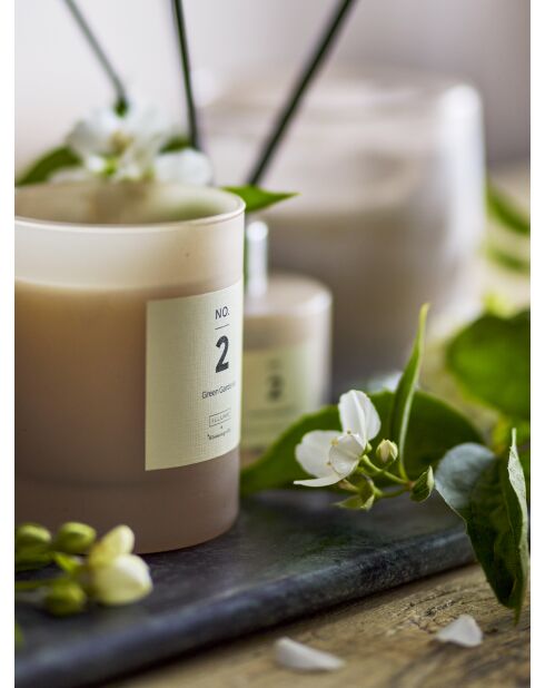 Bougie parfumée Green Gardenia rose -D8 x H.10 cm