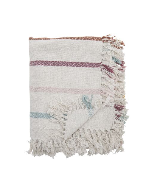 Plaid multicolore Frey - L.160 x L.130 cm