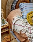 Plaid multicolore Frey - L.160 x L.130 cm