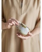 Lot de 4 Tasse Jade nature - D.9,5 x H.8,5 cm