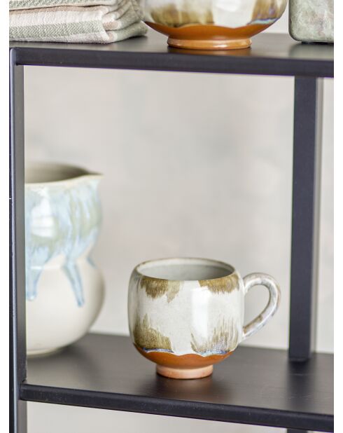Lot de 4 Tasse Jade nature - D.9,5 x H.8,5 cm