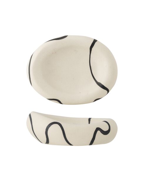 Cuenco blanco Minna - L.14 x H.5 x L.11 cm