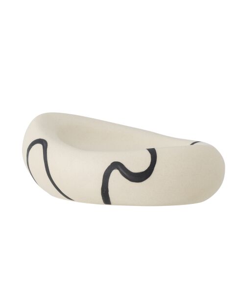 Cuenco blanco Minna - L.14 x H.5 x L.11 cm