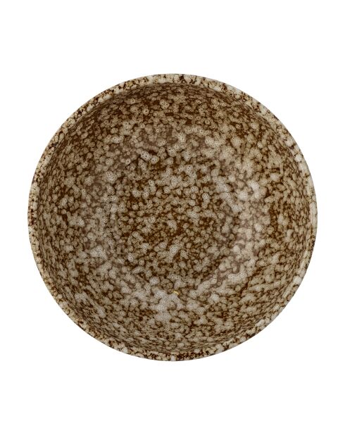 6 braune Schalen Paula - D.16 x H.5 cm