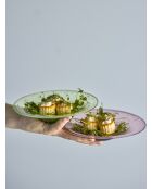 Set mit 2 mehrfarbigen Sunil-Tellern - D.19,5 x H.3 cm
