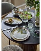 Set mit 2 mehrfarbigen Sunil-Tellern - D.19,5 x H.3 cm