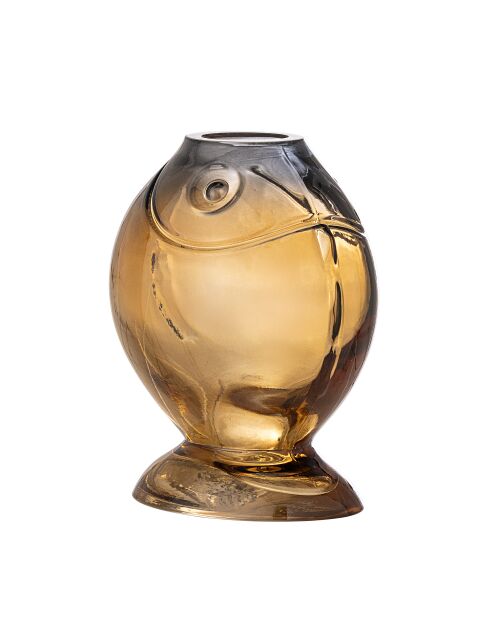 Vase Varga jaune - L.15 x H.16 x l.10,5 cm
