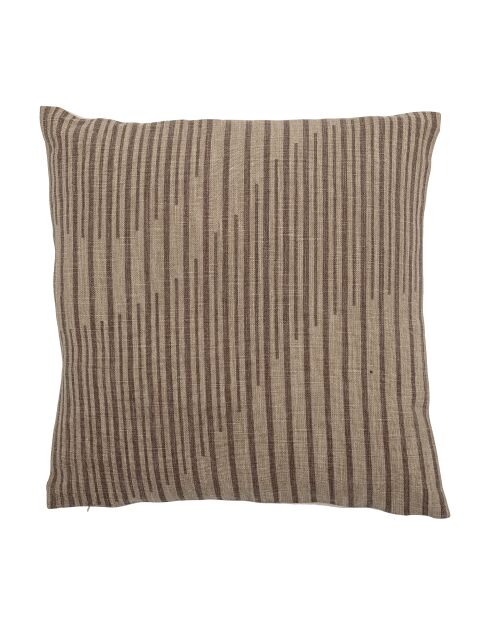 Witham braunes Kissen - L.45 x L.45 cm