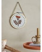 Decorazione murale Maidstone multicolore - D.16,5 x l.0,25 cm