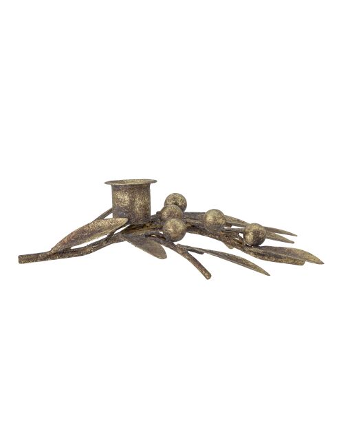 Mirabel gouden kaarshouder - L.18 x H.5 x l.13 cm