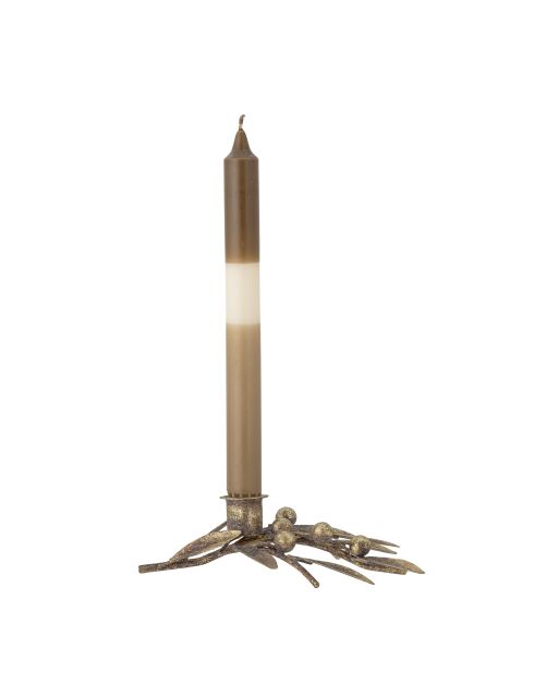 Mirabel gouden kaarshouder - L.18 x H.5 x l.13 cm