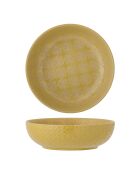 6 gelbe Marsala-Schalen - D.20 x H.6 cm
