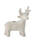 Kaarsenhouder Elef wit - L.17,5 x H.19 x L.8,5 cm