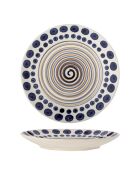 6 platos Shama multicolores - D.27 x H.4 cm