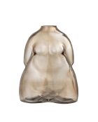 Braune Vase Evie - L.15 x H.19 x L.11,5 cm