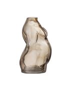Braune Vase Evie - L.15 x H.19 x L.11,5 cm