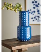 Vase Mayim bleue - D.17 x H.35 cm