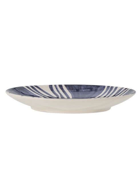6 blaue Shama-Teller - D.27 x H.4 cm