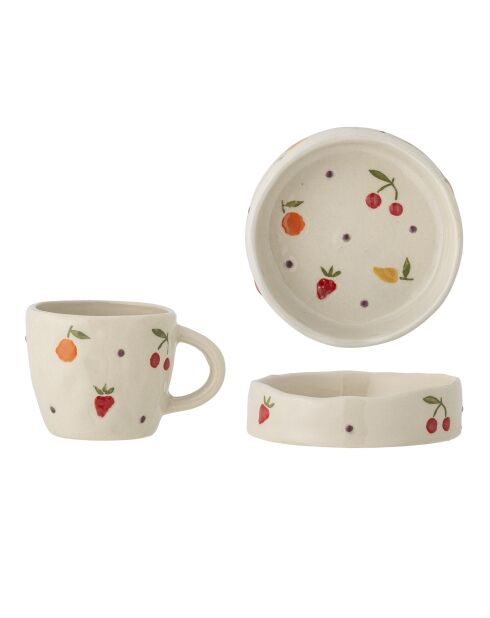 Tatiana Nature Tischservice - D.7 x H.6.5/D10 x H.2,5 cm