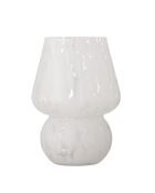 Vase Halim blanche - D.13 x H.18,5 cm