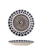 6 platos Shama multicolores - D.20.5 x H.2.5 cm