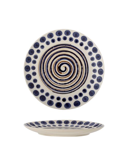 6 platos Shama multicolores - D.20.5 x H.2.5 cm