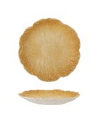 Plato marrón sabana - D.21 x H.2,5 cm