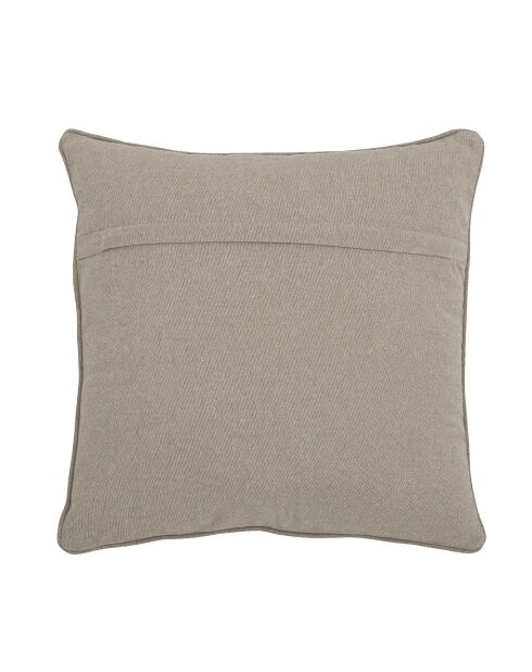 Cergy braunes Kissen - L.50 x L.50 cm
